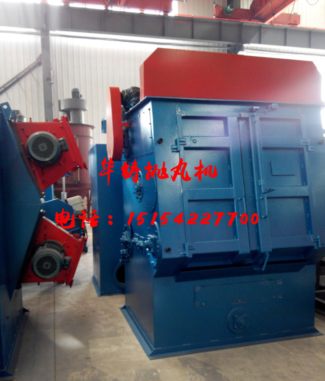 q3210履帶式拋丸機(jī)清理室圖 q3210履帶式拋丸機(jī)清理室圖