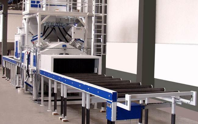 通過式法蘭拋丸機 通過式法蘭拋丸機