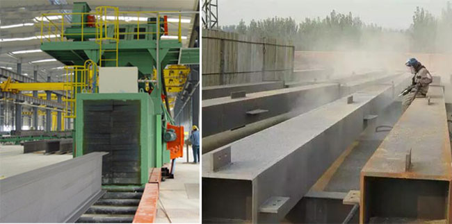 噴砂拋丸除銹處理工藝 噴砂拋丸除銹處理工藝