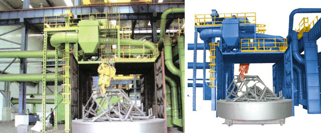 臺(tái)車式拋丸機(jī) 臺(tái)車式拋丸機(jī)