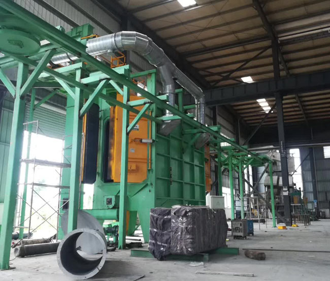 懸鏈步進(jìn)通過(guò)式拋丸機(jī) 懸鏈步進(jìn)通過(guò)式拋丸機(jī)