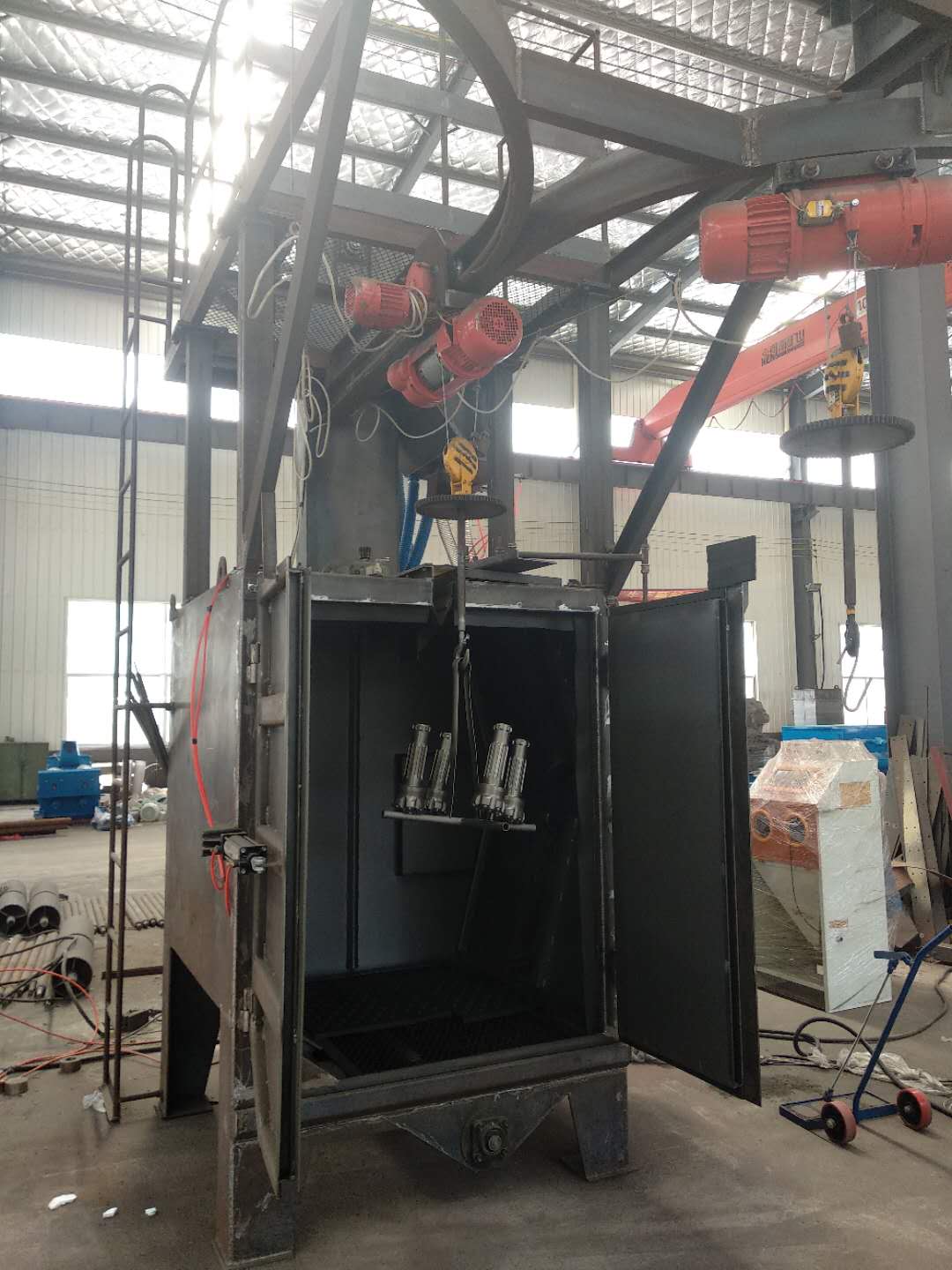 Q376吊鉤式拋丸機(jī)圖二 Q376吊鉤式拋丸機(jī)圖二